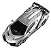 QUN FENG Electric RC Car-Lamborghini Veneno Radio Remote Control Vehicle Sport Racing Hobby Grade Licensed Model Car 1:24 Scale for Kids Adults (Silver)
