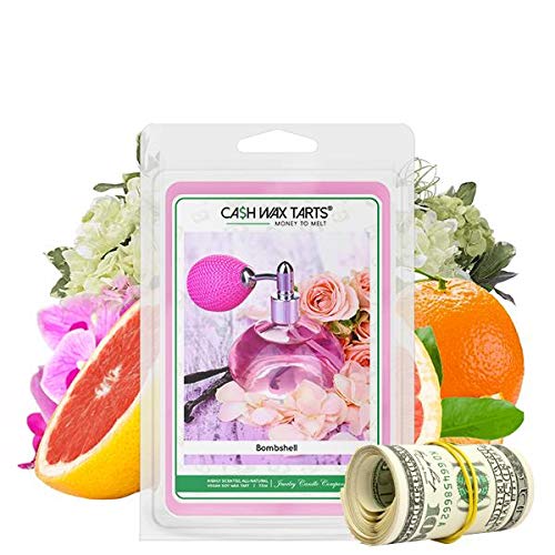 Jewelry Candles Cash Money Wax Melt | Cash Tart | Surprise Valued at $2 - $2,500 | Soy Wax Natural | Bombshell