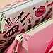 Yonger Cute Waterproof Cosmetic Pouch Travel Case Make up Bag for Women Girl Accessory Organizer with Strap
