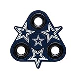 Full Team Logo Official NFL Dallas Cowboys Fidget Spinner Smooth Hand Spinner Tri Fidget Spinning For EDC ADHD Focus Anxiety Stress Relief