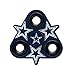 Full Team Logo Official NFL Dallas Cowboys Fidget Spinner Smooth Hand Spinner Tri Fidget Spinning For EDC ADHD Focus Anxiety Stress Relief
