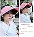 KCHKUI Sun Visor Hats Cap Women Summer Hat UV Protection Empty Top Cap for Traveling, Cycling, Fishing
