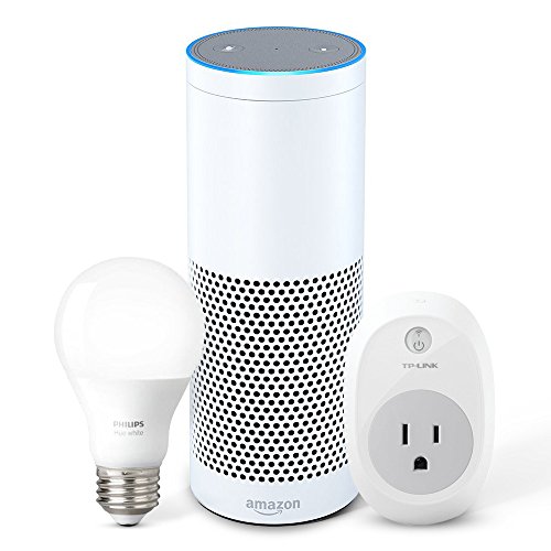 Echo Plus with built in hub- White Philips hue Bulb TP Link