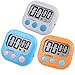 6 Pack Digital Kitchen Timer Magnetic Countdown Up Minute Second Timer (6)