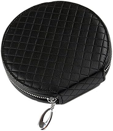 PU Leather 20 Capacity Disc CD DVD Media Allbum Storage Case Bag Wallet Holder for Car Home Office (Case Bag Black Color) by HitCar