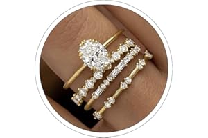 Otxas Dainty Rings for Womem Stackable Ring for Women Size 6-11 Wedding Rings