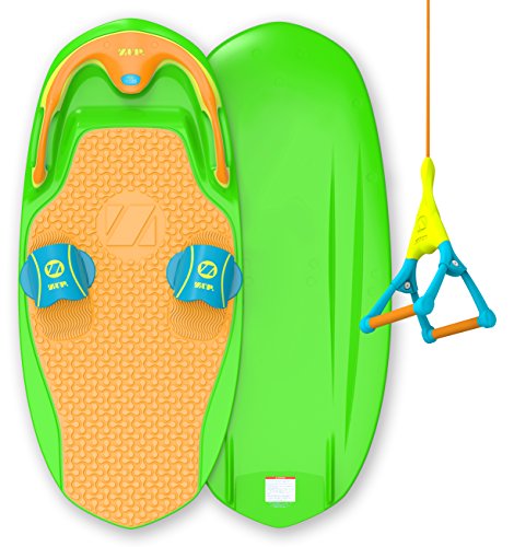 ZUP You Got This 2.0 Board and Handle Combo, All-in-One Kneeboard, Wakeboard, Wakeskate, and Wakesurf Board for All Ages, Lime - Thumbnail 7