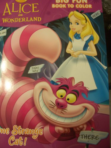 Disney Alice in Wonderland Coloring and Activity Book ~ One Strange Cat