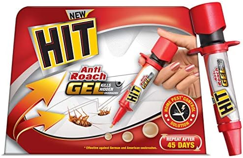 Godrej HIT Anti Roach Gel - Cockroach Killer (20g), Kitchen Safe, Odourless, Fast and Convenient