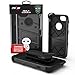 ZIZO Bolt Series for iPhone SE (3rd and 2nd gen)/8/7 Case with Screen Protector Kickstand Holster Lanyard - Gun Metal Gray