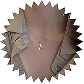Yheakne Boho Crystal Cross Pendant Necklace Gold Cross Choker Necklace Vintage Cross Necklace Rhinestone Cross Religion Necklace Jewelry for Women