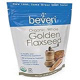 Beveri Nutrition Organic Whole Golden Flaxseed, 1 Pound