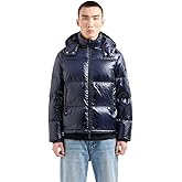 Armani Exchange mens Icon Hooded Puffer Jacket