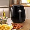 Philips-Airfryer-with-Rapid-Air-Technology-For-Healthy-Cooking-Baking-and-Grilling-HD922020 Philips Air Fryer with Rapid Air Technology for Healthy Cooking, Baking and Grilling, Plastic, 1425 W, Black, HD9220/20