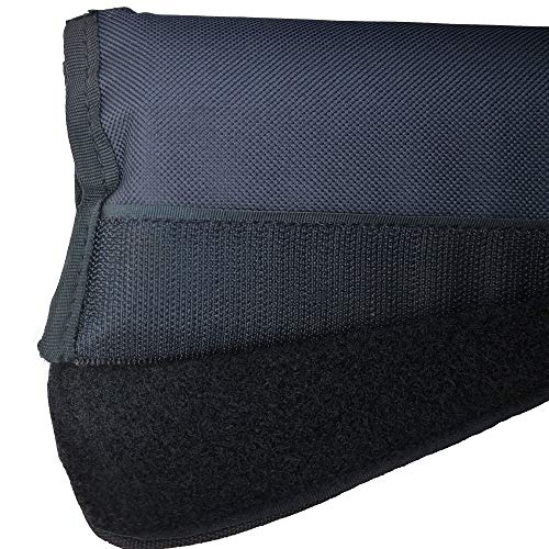 RORAIMA Adjustable No Slide UV Protect Fabric Heavy Duty Areo Car Roof Rack Pads for Crossbar When Hauling Kayak/Canoe/Surf Board/SUP/Snow Board Ski Board/Knee Board Size 17" X13.4X0.8 (43X34X2 cm)
