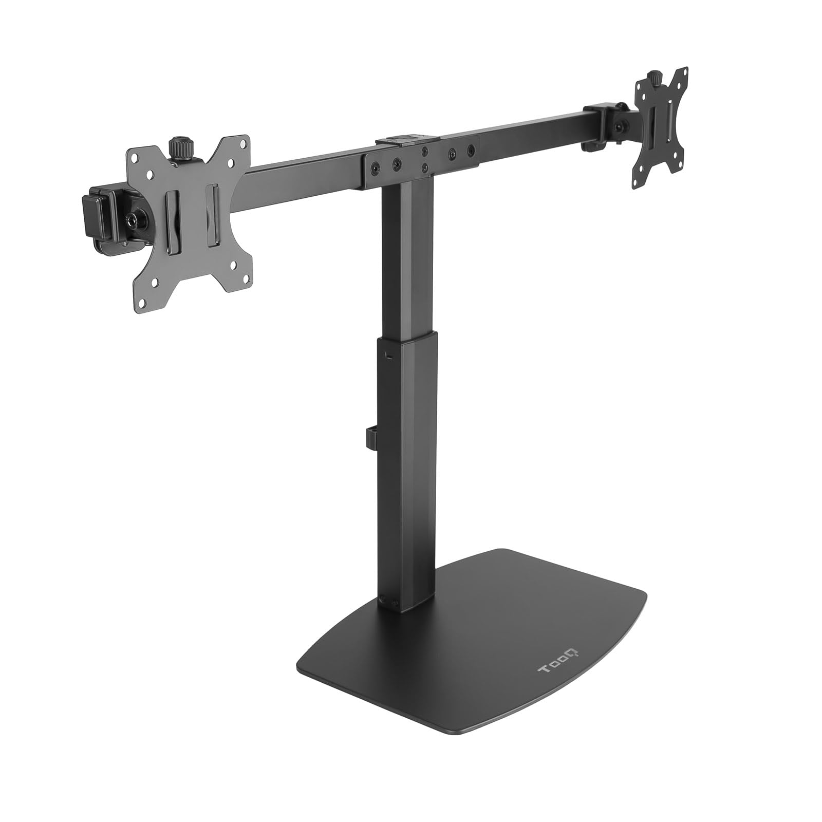 TooQ DB1727TN-B Swivel Table Mount for 2 Monitors/LED TV 17-27 Inches Black