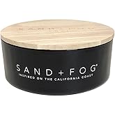 Sand + Fog Scented Candle - Chai - Additional Scents and Sizes – 100% Cotton Lead-Free Wick - Luxury Air Freshening Jar Candles - Perfect Home Décor for Your Cocktail Table – 34 oz