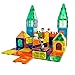Mag Genius Magnet Tiles 100 Piece Set Includes All The New Magnet Tiles and Clickins to Build The Perfect Castle Includes Clip in Windows and All New Magnet People