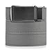 SlideBelts Men's Canvas Belt - Grey with Gunmetal Buckle