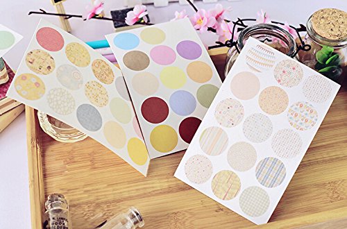 Funcoo 480 Pcs Vintage Envelope Label Seal Decorative Sticker Scrapbooking Craft Bakery Sticker for Home, Office, Wedding (Style-1)