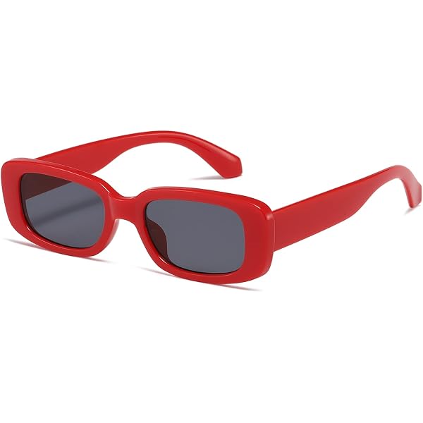 Amazon.com: Allarallvr Trendy Rectangle Sunglasses for Women  display picture 1