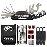 Oumers Bike Chain Tool + Chain Checker, 2-in-1 Universal Bicycle Chain Repair Tool/Bike Chain Splitter Cutter Breaker Chain Wear Indicator Tool/Bike Maintenance Fit 7 8 9 10 Speed Chain Link