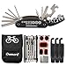 Oumers Multi-Function Bike Bicycle Cycling Mechanic Repair Kit/Bike Tool with 3pc Tire Lever 5pc Tyre Patches/Tire Rasp/Work Bag