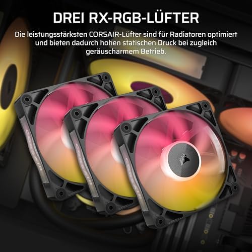 iCUE LINK TITAN 360 RX RGB Flüssig-CPU-Kühler – Schwarz