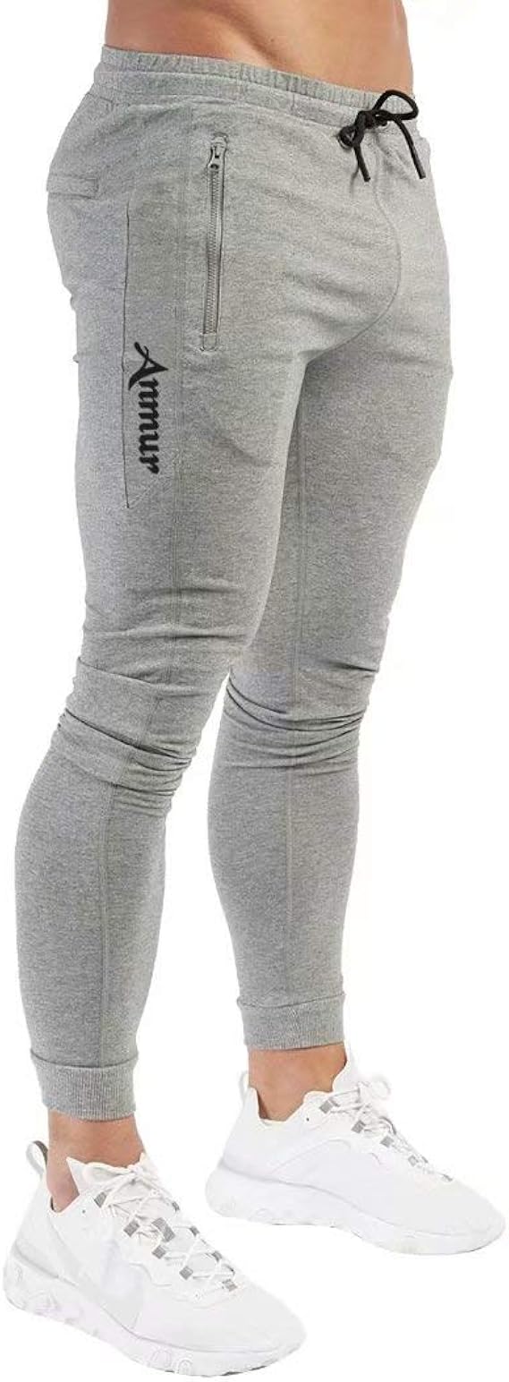 Amazon Co Jp Anmur ジョガーパンツ トレーニングパンツ メンズ スポーツウェア ジム フィットネス スウェットパンツ スリム パンツ アクティブ ロングパンツ 服 ファッション小物