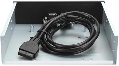 Annadue Panel Frontal de Unidad óptica USB2.0/3.0/3.1, Placa de expansión de computadora, con Interfaz Frontal de Ultra Alta Velocidad, Adecuada para Carcasa de computadora.