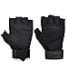 Vbiger Tactical Gloves Military Gloves Shooting Gloves Fingerless Half-finger Riding Hunting Cycling Gloves (Black, S)