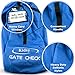 Car Seat Travel Bag HEAVY DUTY Best Gate Check Bag For Air Travel, Carry Your Child's Car Seat Without Struggling, Premium QualityBallistic Nylon For Extra Durability Blue