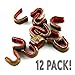 Bow Nocking Points (12-pack); Archery Accessories for String Bows, Compound Bows, Recurve Bows