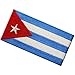 Cuba Flag Embroidered Patch Cuban Iron On Sew On National Emblem