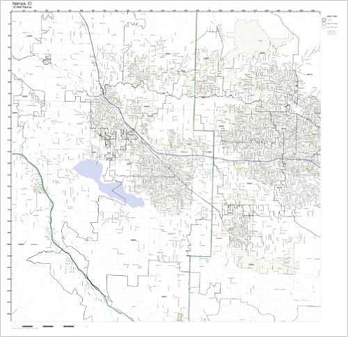 Nampa Zip Code Map Working Maps Nampa, Id Zip Code Map Not Laminated : Office Products