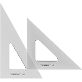 Alvin AS680 6" &amp; 8" Transparent Triangle Set