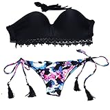 HOT Sale!Women's Bikini Set,Canserin Sexy Floral Push-up Swimwear