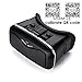 MSRM 3D VR Glasses,3D VR virtual reality headset Movie Game For IOS, Android ,Microsoft& PC phones Series within 3.5-6.0inches.With Bluetooth gamepad / remote / self timer.(MSRM-LB)