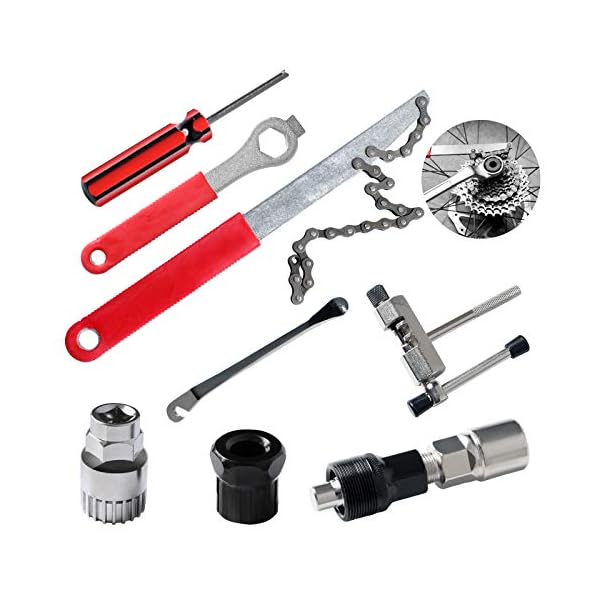 €16.99 ECHOAN 8 PCS Kit di Attrezzi per la Riparazione di Bici, Kit  Attrezzi Catena per Bici, Estrattore manovella Bici, Rimozione del Movimento  Centrale della Bicicletta - bikewebshop.it