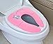 Qteland Easy-to-Store Folding Portable Potty Seat for Baby (Pink)