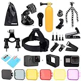 PANNOVO Accessories Kit for Gopro Hero 5 Black Camera(26-in-1)