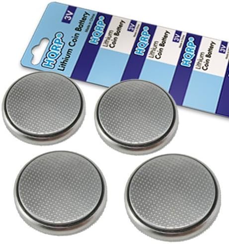 HQRP 4-Pack Lithium Battery Compatible with Chrysler Pacifica 2004 2005 2006 2007 2008 Key Fob Remote Shell Case Cover
