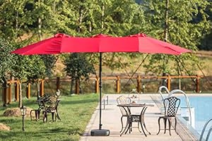 Amazon Com Lokatse Home Outdoor Patio Umbrella Base Water Filled Heavy Duty Umbrella Stand And Pole Umbrella Holder Outdoor Umbrella Weights Water For Patio Umbrella Garden Outdoor
