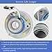 513121 Front/Rear Wheel Hub and Bearing Assembly,Wheel Hub Bearing Compatible for Allure, Aurora, Bonnevile, Century, Impala 5 Lug W/ABS ((Updated)