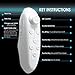 Insten Wireless Bluetooth VR BOX Remote Gamepad Controller for 3D Glasses Virtual Reality Headset, Google Cardboard, Selfie, Camera Shutter, iPhone, iPad, Samsung, Tablet, White