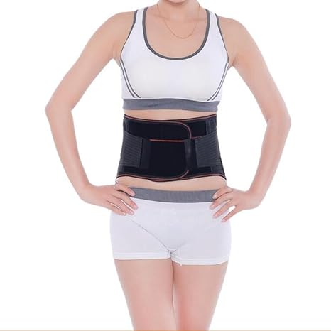 Amazon Co Jp ウエストトリマーの男性と女性の痩身ベルト 調節可能な腹部の脂肪バーナー 細い腰痩身belt Health保護腹部サポート ウエストバンド 黒 ホーム キッチン