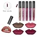 ALIVER 5 Pcs Matte Liquid Lipstick Waterproof Long-Lasting Pigmented Lip Gloss Set (#4.5.6.7.11)
