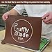 Truffly Made.Chocolate Mold - Rectangle Caramel Candy Silicone Mold for Chocolate Truffles, Ganache, Jelly, Candy and Praline