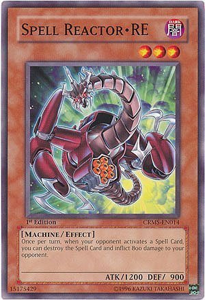 Yu-Gi-Oh! - Spell Reactor RE (CRMS-EN014) - Crimson Crisis - 1st Edition - Common