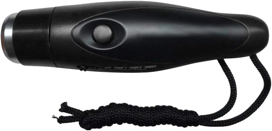 DragonPad Pigeon Whistles - Junction 3 Tone Electronic Whistle Rechargeable High Decibel for Pet Pigeon Outdood Training Tool - Max to Volume 125db Black